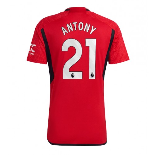 Dres Manchester United Antony #21 Domaci 2023-24 Kratak Rukav